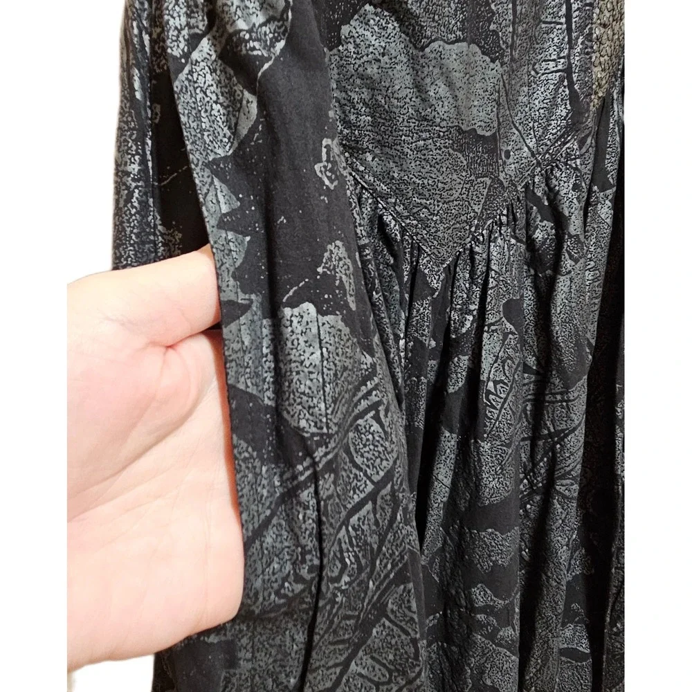 Black/Gray Casedei Collection Vintage 80s-90s Textured‎ Jacket & Skirt Size 10